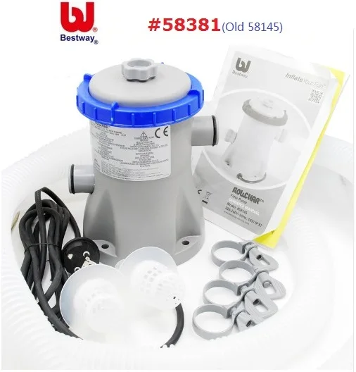 58381 Bestway 330gal фильтр насос Flowclear для 1100 8300 L Циркуляционный воды бассейна очиститель