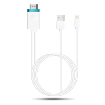 

Phone Tablet To Big Screen Adapter USB to HDMI Digital AV Cable 1080P HD Cord Video Movie Supplies For iPhone X 8