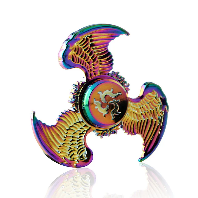 

Three wings flying eagle colorful Fidget Spinner EDC Hand Spinners Autism ADHD Kids Christmas Gifts Metal Finger Toys Spinners