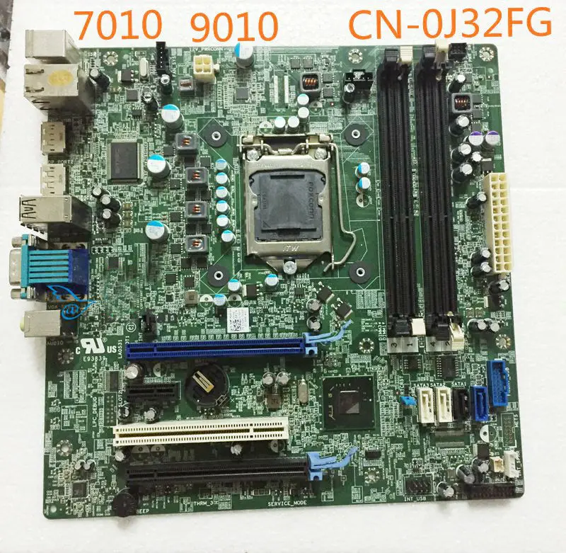 cn-0J32FG J32FG For DELL Optiplex 7010 9010 Desktop Motherboard Mainboard 100%tested fully work