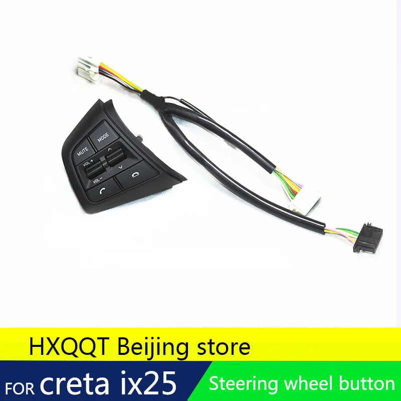 

for HYUNDAI Creta IX25 1.6 2015-2018 left Steering wheel button switch volume control button Bluetooth phone with wire