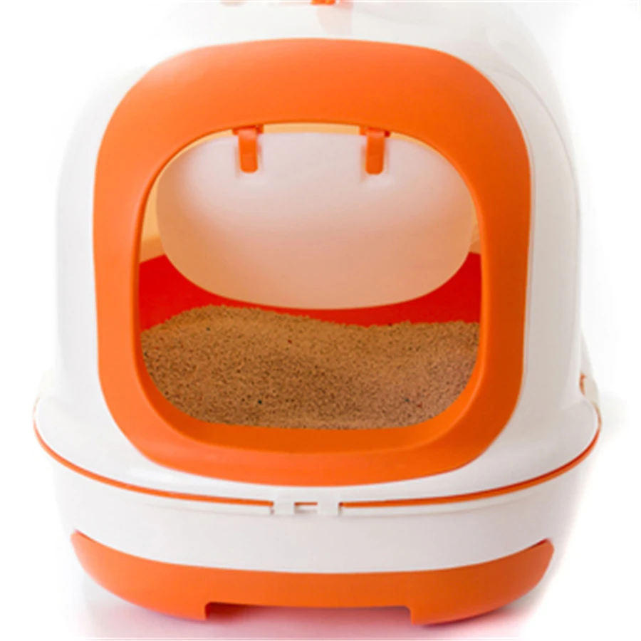 Toilet Closed Cat Double Litter Box Pet Potty Indoor Cofre Katzen Pet
