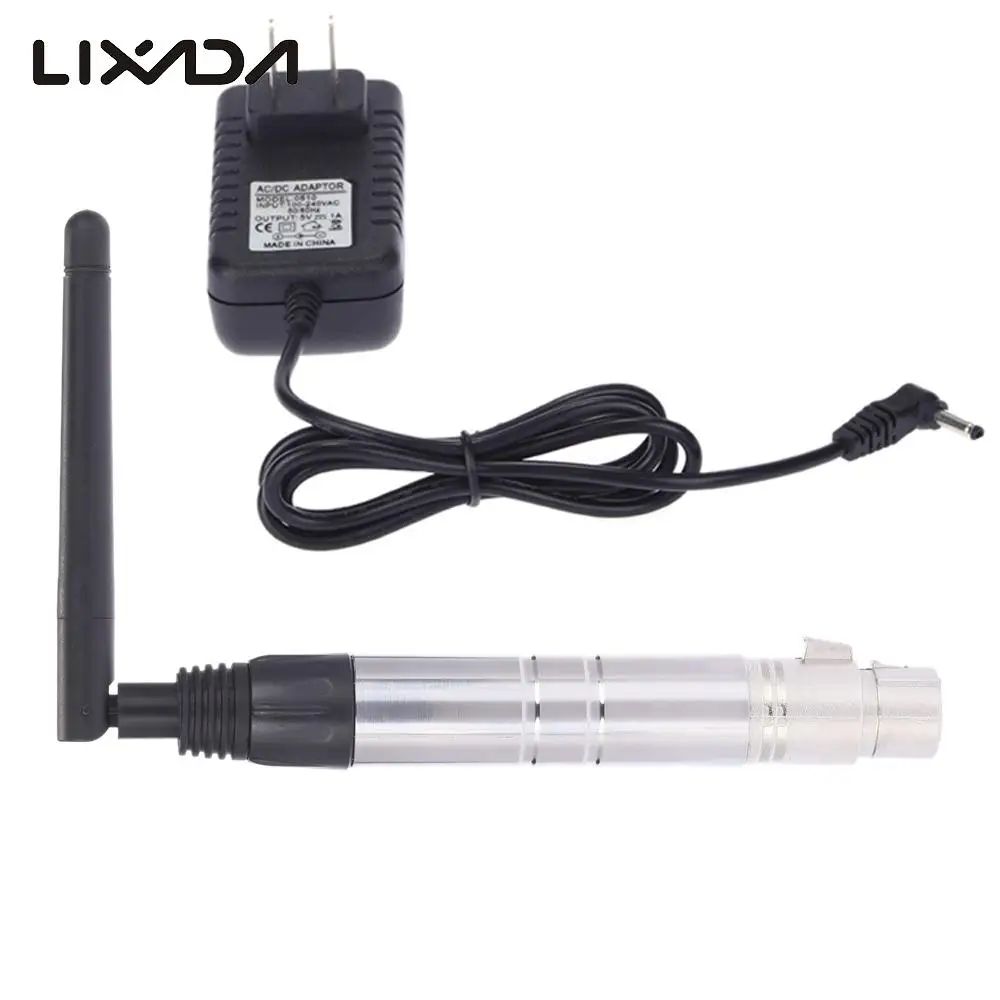 

1000M Control 2.4G ISM DMX512 Wireless DJ system Receiver & Transmitter Xmas Controller for LED Stage Light Female XLR Receiver