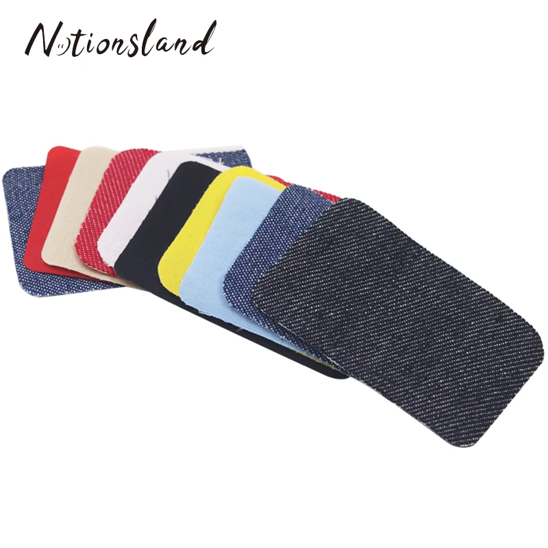

Jeans Patch Iron On Patches Repair Patchwork Small Patches for Clothes DIY Stickers Sewing Accessories