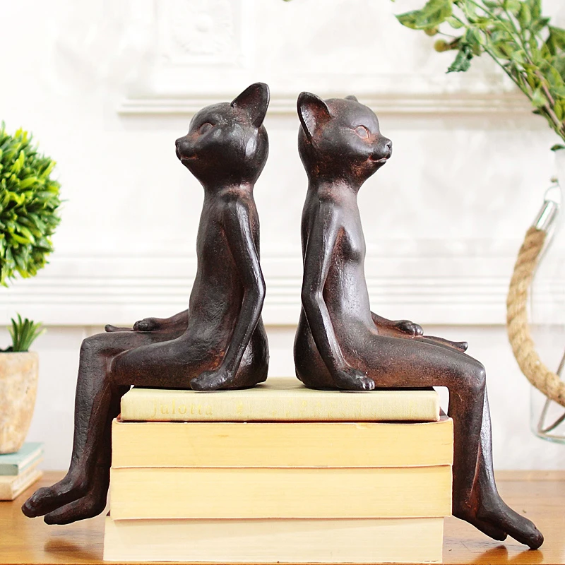 Фигурка кошки в американском стиле 2 шт./компл.|decorating style|decorative decorativedecorative home decor |