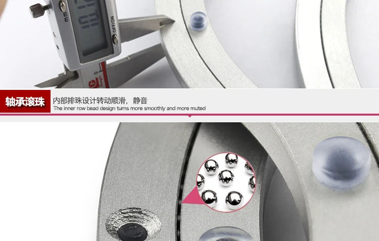 200 мм " дизайн Lazy Susan алюминиевый шариковый Подшипник поворотные подшипники
