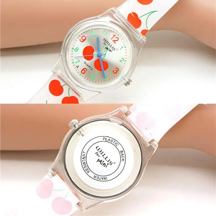 Дети простой повседневное часы обувь для мальчиков девочек новый дизайн наручные Дети силиконовый ремешок Мультяшные кварцевые часы