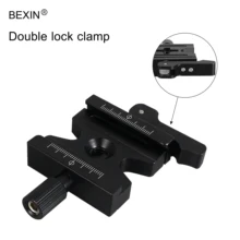 Arca-Swiss Aluminum 3/8 screw hole Camera Tripod Quick Release plate Clamp lever clamp for Arca standard Quick Release Plate sirui va 5 fluid video head with arca swiss compatible quick release plate