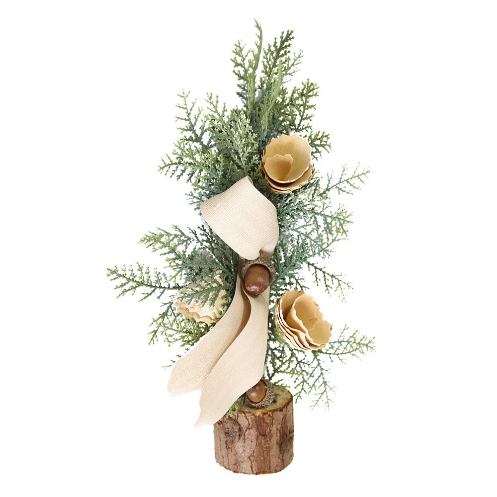 

2019 New Christmas Desk Decoration Mini Xmas Tree Ornament Christmas Decorations For Home #NE918