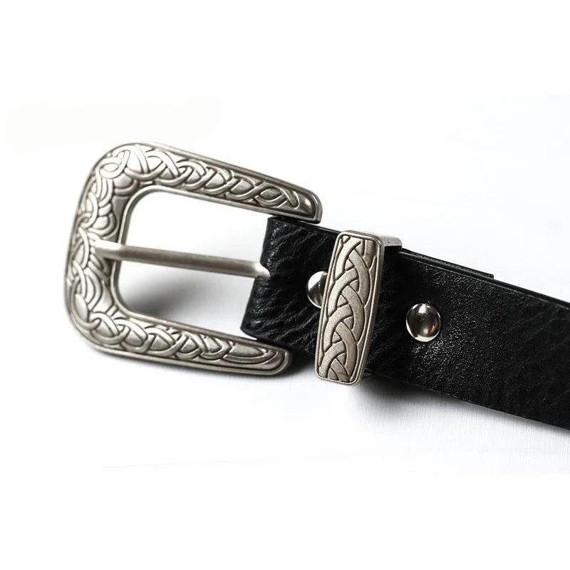Wink Gal Fashion Female Vintage Strap Metal Pin Buckle Jeans Designer Leather Belt For Women