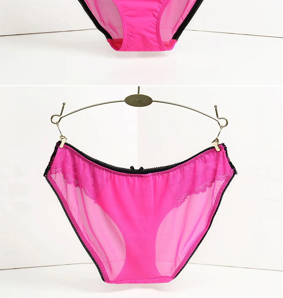 Women Sexy Lace Panties Seamless Cotton Breathable Underwear Hollow Briefs Plus Size Girl New Panty 11