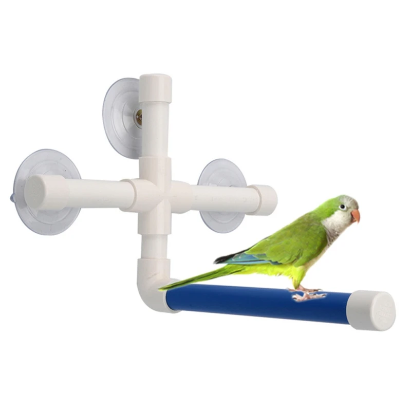 2017 New Folding Parrot Bath Shower Standing Platform Rack Parrot Anti