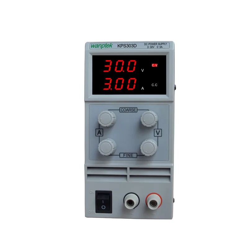 KPS303D Регулируемый Высокоточный двойной светодиодный дисплей переключатель питания постоянного тока защита function30V3A 110 V-230 V 0,1 V/0.01A EU