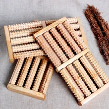 Raw Wooden Wood Roller Foot Massager Stress Relief HealthTherapy Relax Massage HTY07
