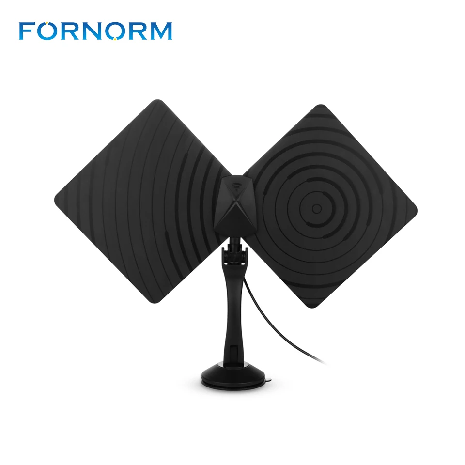 Fornorm 360 градусов вращающийся 1080P цифровой HD ТВ антенна 50 км Диапазон Крытый