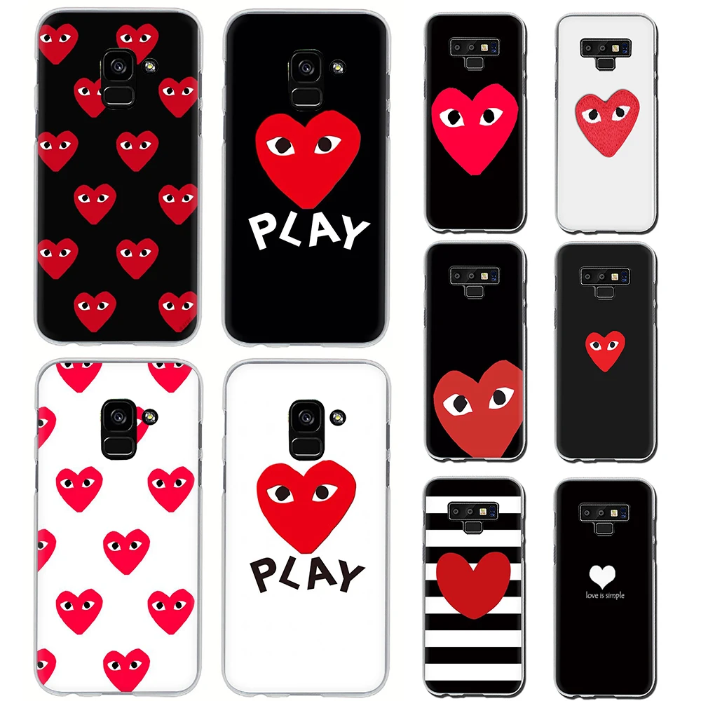 

COMME des GARCONS Hard Phone Case for Samsung Galaxy A70 A50 A40 A30 A10 A9 A8 A7 A6 Plus 2018 A5 A3 Note 9 8