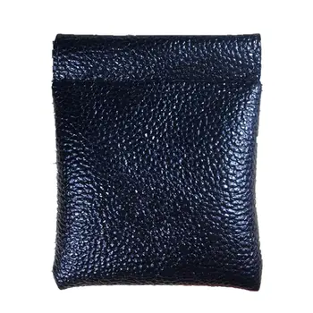 

Unisex Solid Color Leather Coin Purse Cash Card Holder Clutch Mini Wallet
