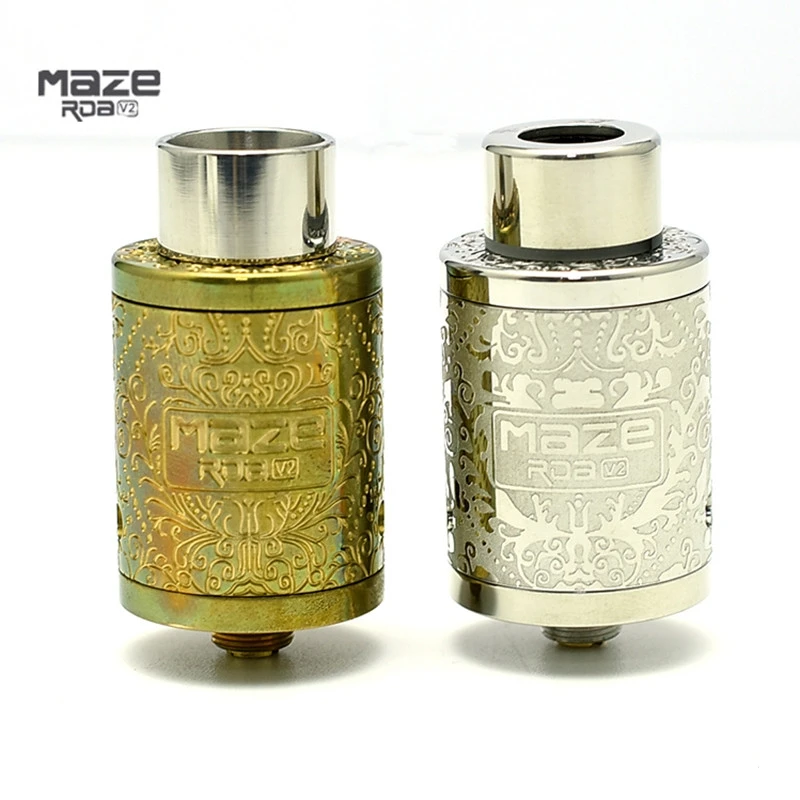 Maze V2 BF RDA Tank Atomizer Kennedy-style Airflow Adjustable Double-deck Rebuildable 22mm diameter Rebuildable Dripping Dripka Maze V2 BF RDA Tank Atomizer Kennedy-style Airflow Adjustable Double-deck Rebuildable 22mm diameter Rebuildable Dripping Dripka
