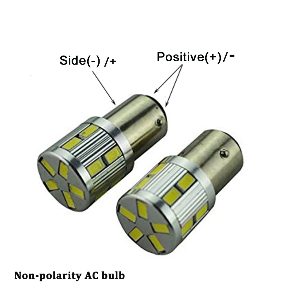 Комплект из 2 предметов, 6 в, 12 В, 24 В постоянного тока, не-Полар-флиса 1156 P21W BA15S BAU15S PY21W 17 smd 5630 Светодиодный Автомобильные фары моторный катер поворотный сигнал заднего хода лампы Белый 450lm