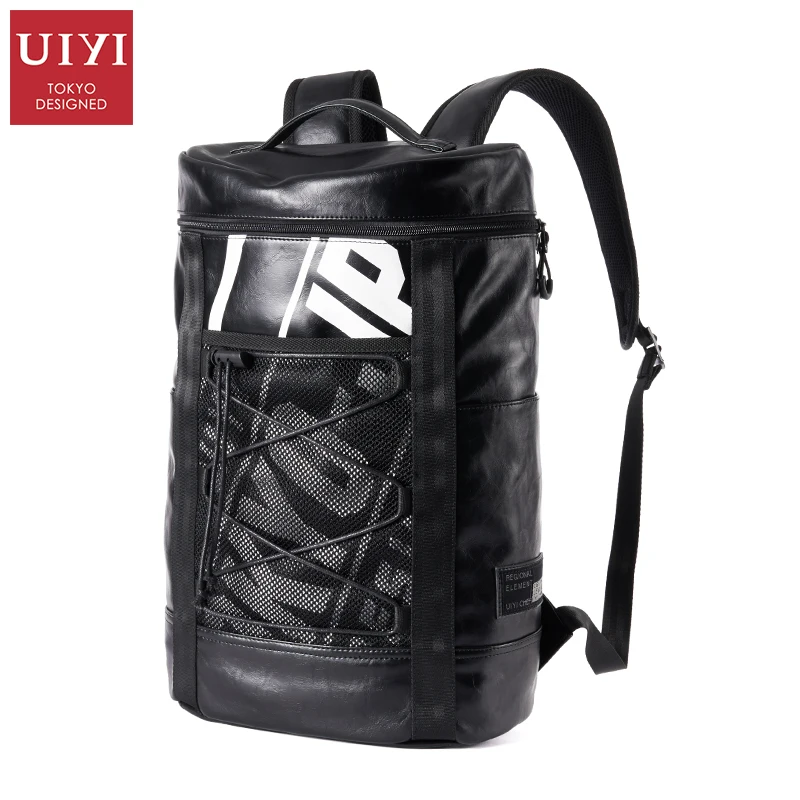 

UIYI Male Fashion Backpacks Waterproof Backpack Quality PU Leather Travel Backbag Casual Bag for Men Backpacks bags for Teenager