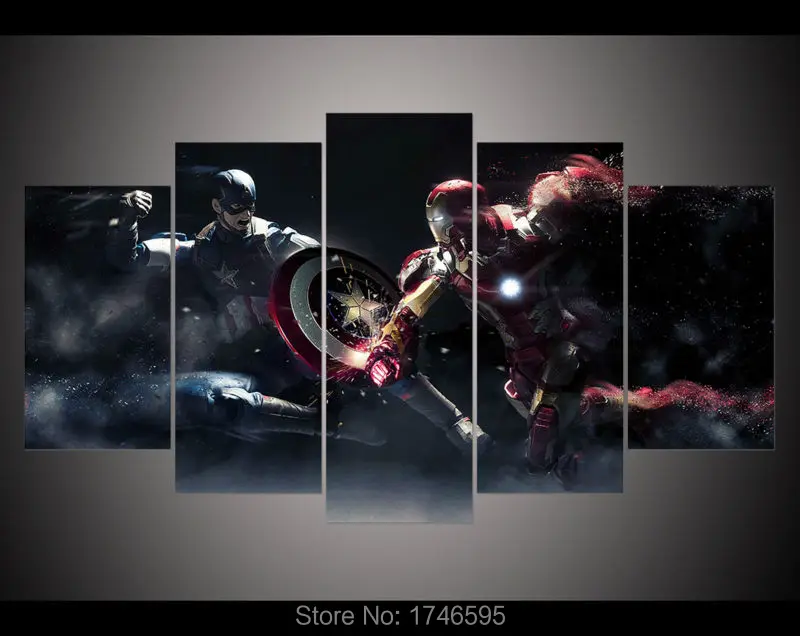 Captain America vs Iron Man-1