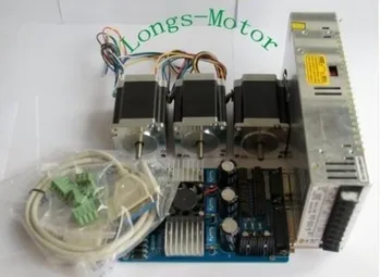 

High Quality!!! Ship USA Free 3Axis Nema 23 Stepper Motor 287oz-in 1.0A& Driver Board TB6560 For CNC Kit /Router