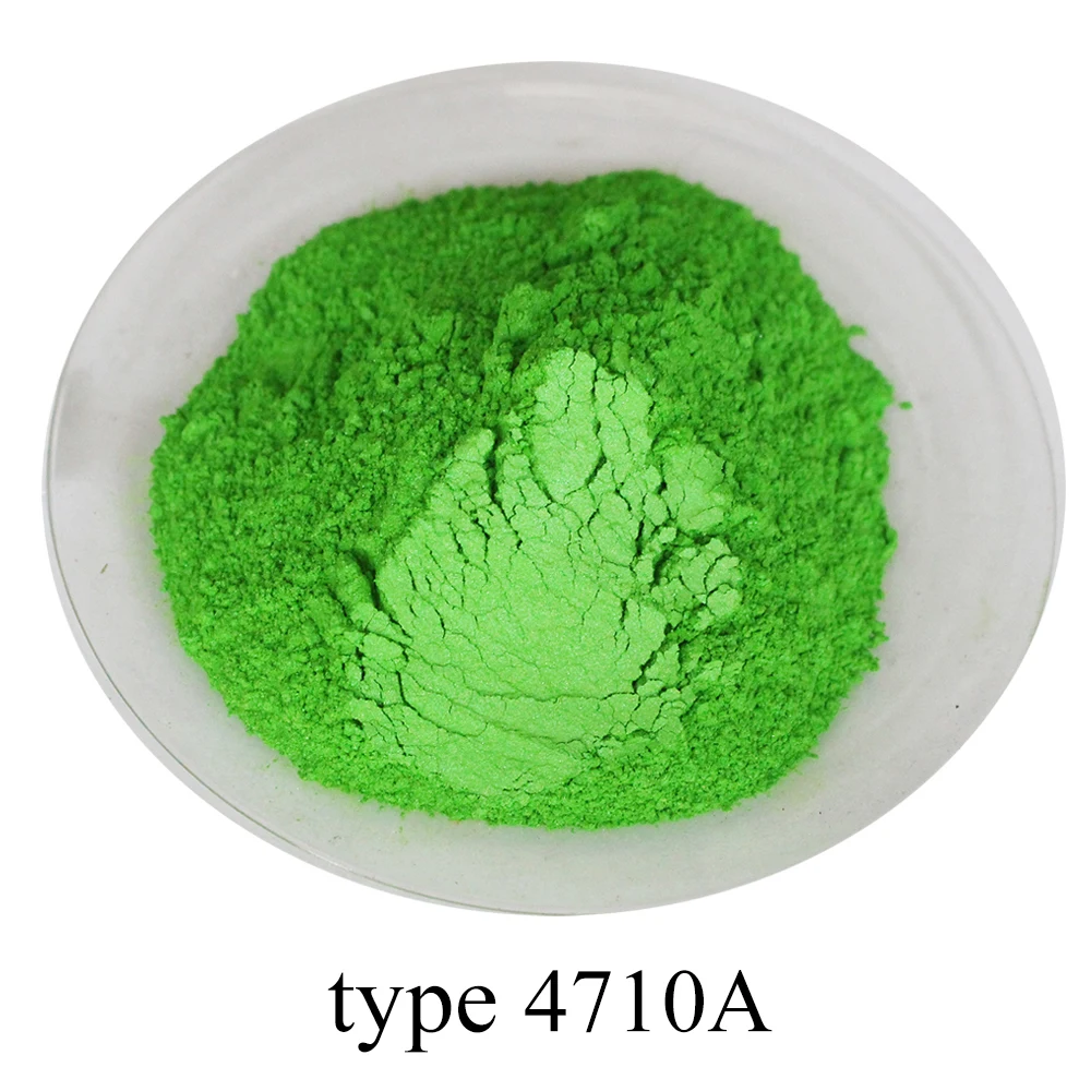 

Pearl Powder Acrylic Paint Type 4710A Emerald Green Pigment in DIY Dye Colorant Soap Car Art Craft 50g Mineral Mica Pearl Powder