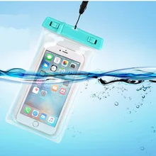 Водонепроницаемый Телефонные чехлы из 2 предметов/лот Прозрачный Одежда заплыва сумка сенсорный подводный спорт в течение 6 дюйм(ов) телефоны