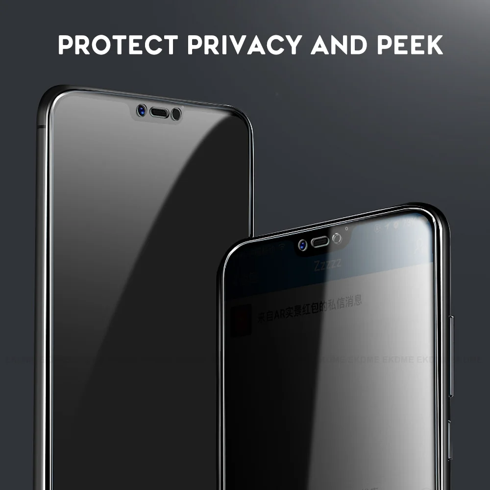Закаленное стекло конфиденциальности для Huawei Mate 10 Lite Mate20 Pro P30 P20 Y9 2019 Honor 8X V20 анти