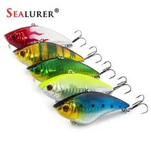 SEALURER 5Pcs lot VIB Fishing Lure Wobble Floating 16g 7cm Pesca Hard Bait CrankBait Jigs Fishing