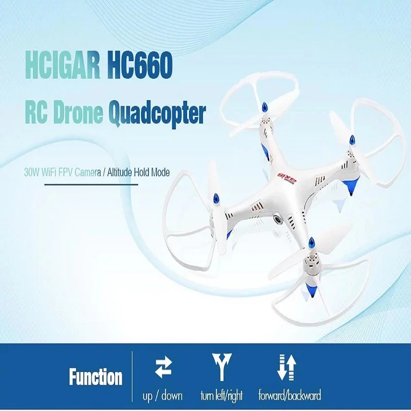 

2019 newest wifi fpv rc drone with 30w wifi fpv camera altitude hold mode one key return headless mode usb recharge kids gifts