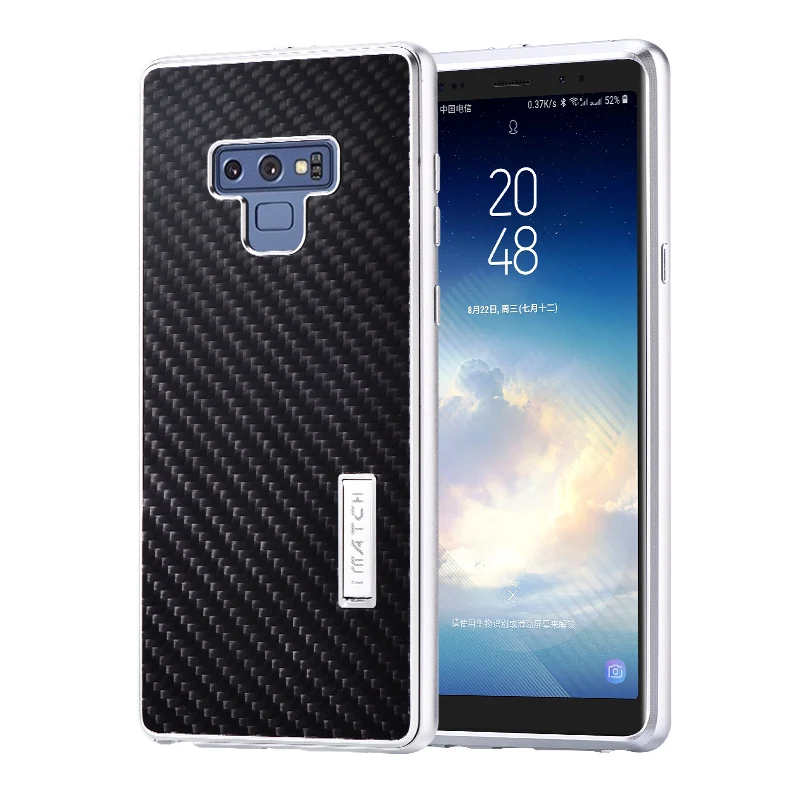 Чехол для Samsung Galaxy Note 9 роскошный металлический алюминиевый бампер защитные чехлы