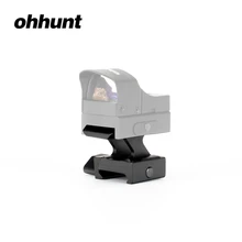 Ohhunt высокопрофильный Компактный Тактический Красный точечный прицел Riser Mount 3 слота Picatinny Weaver Rail Крепления для охотничьих прицелов аксессуары
