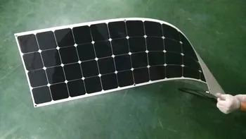 

Highest Charing Efficiency 100W flexible solar panel 12V battery charger; semi flexible solar panel monocrystalline solar cell