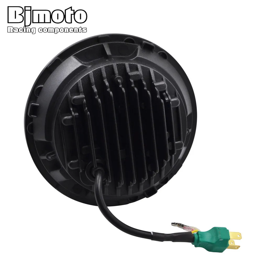 Светодиодный головной фонарь Bjmoto H4 H13 7 дюймов 60 Вт фары дальнего и ближнего света