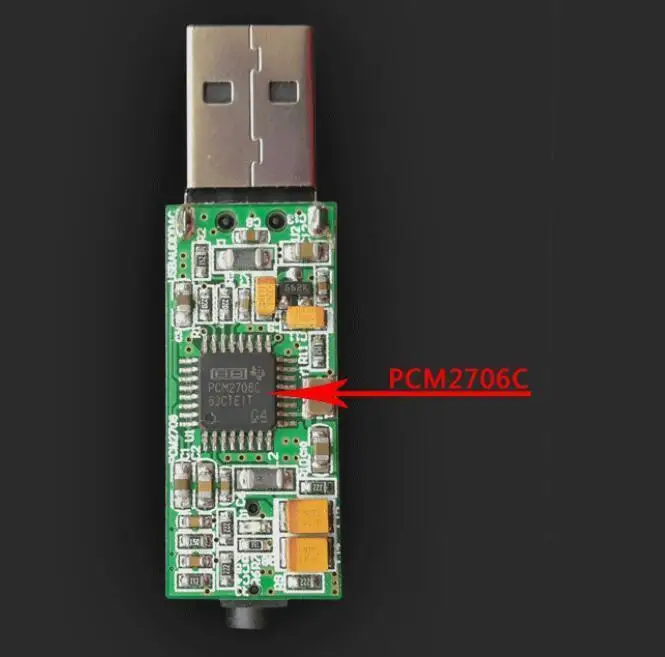 USB DAC Hi Fi звуковая карта PCM2706 декодер аудио конвертер наушники Amp OTG Мобильный