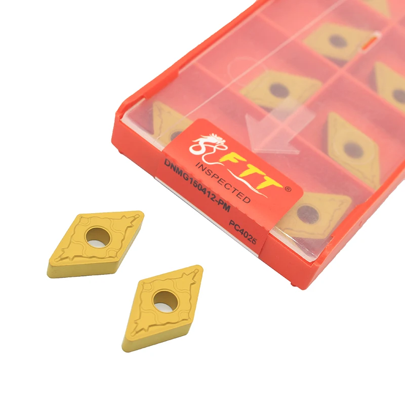 

DNMG150412 PM PC4025 External Turning Tools Carbide insert Lathe cutter Tool turning insert For processing steel parts