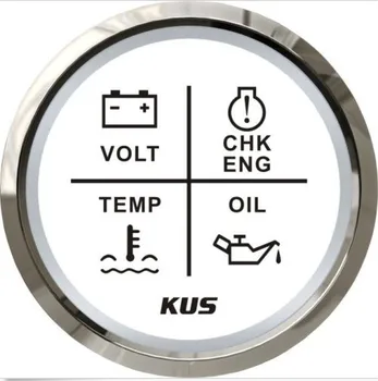

Good Quality!!! KUS 52mm or 2-1/16" diameter white 4 LED ALARM GAUGE