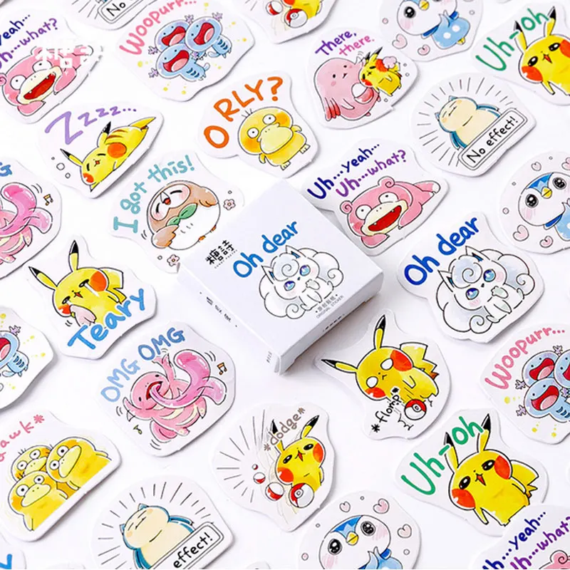 

45pcs/lot Cartoon Pet elf Mini Paper Stickers Decoration DIY Scrapbooking Kawaii Sticker Stationery label stickers