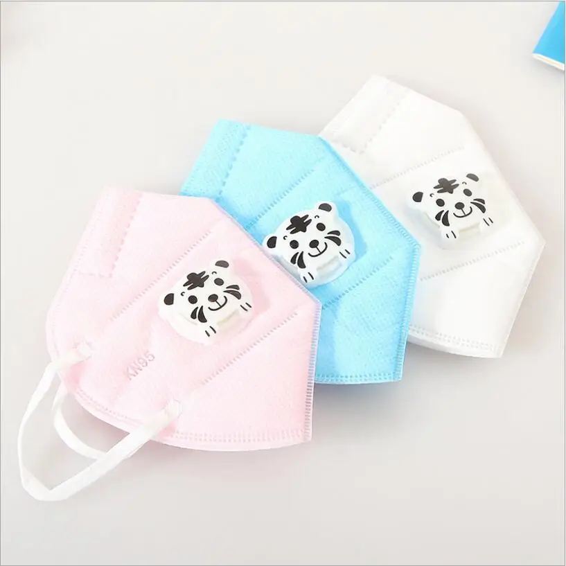 

20pcs Cartoon children PM2.5 mouth mask kids Breath valve Anti Haze Breathable Mask anti dust Mouth-muffle respirator Face masks