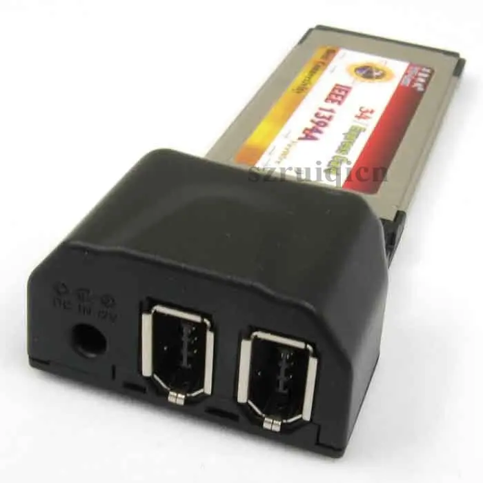 2 Ports Dual 6Pin Firewire 400 34mm/54mm ExpressCard DV capture 1394a