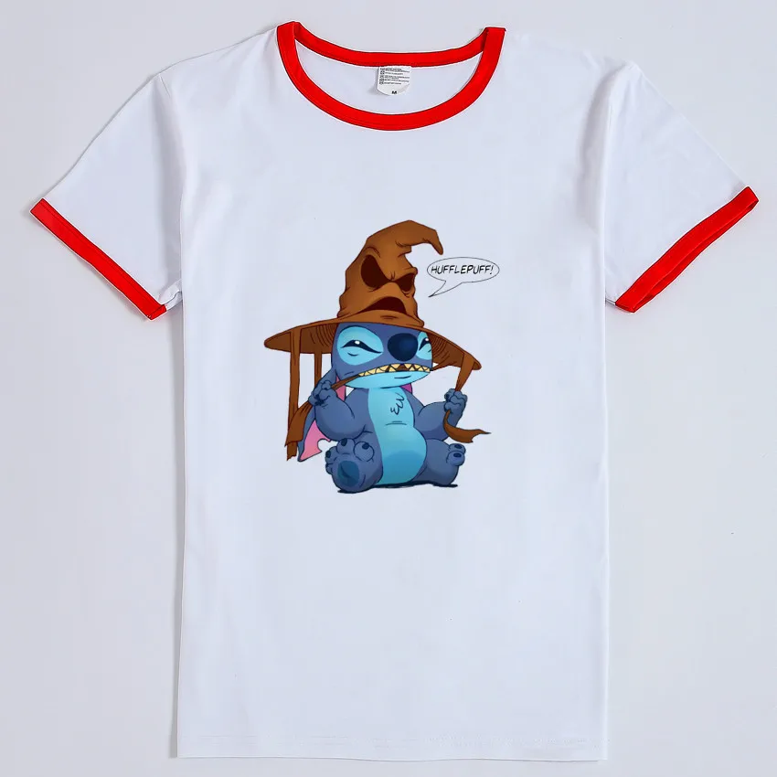 

Summer Cartoon Lilo And Stitch Printing Tshirt Casual Short Sleeve Women Tshirt Funny Lovely Harajuku Woman Clothing Kawaii Tees