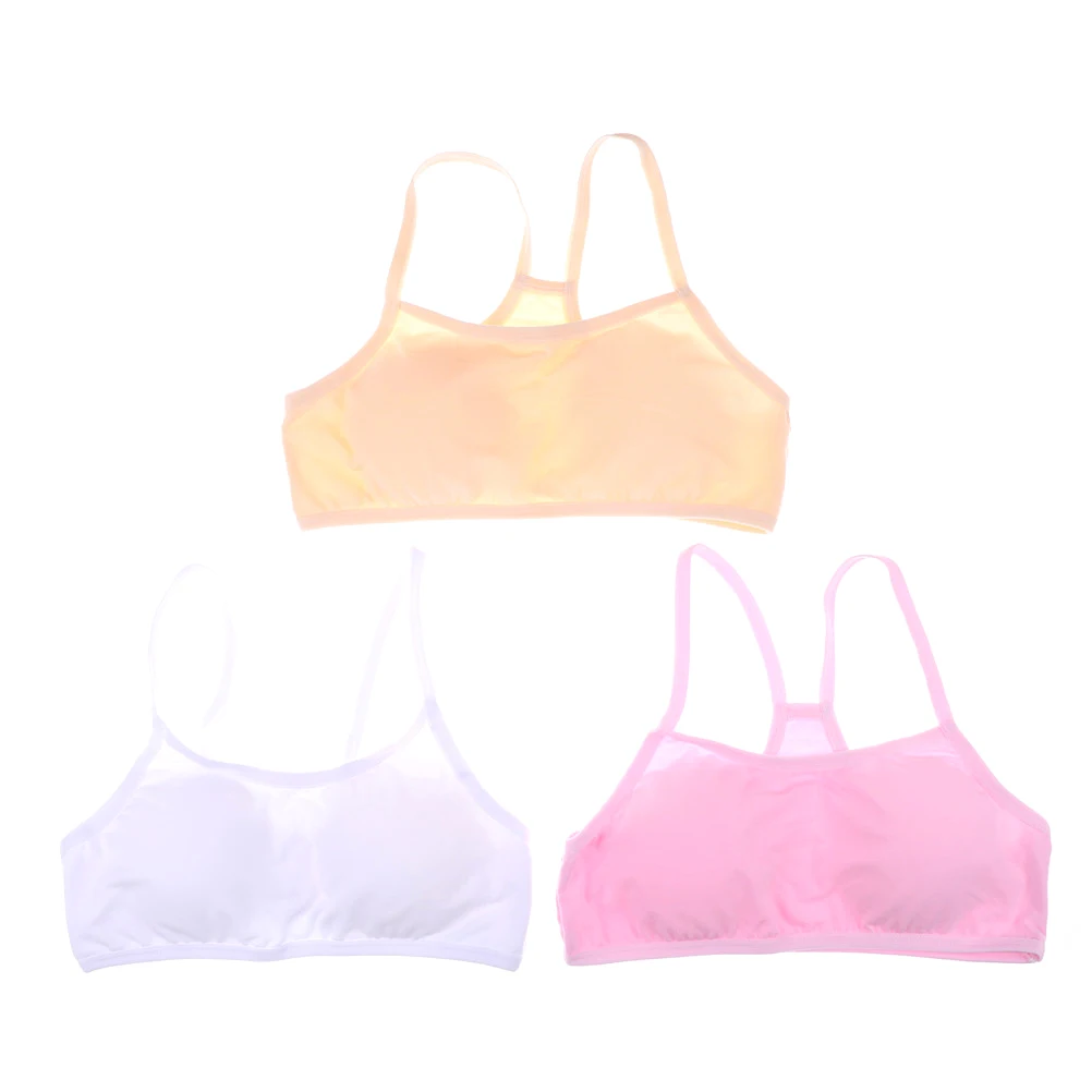 Girl Undershirts Kids Singlets Baby Camisoles Bra Cotton Girls Tank Top