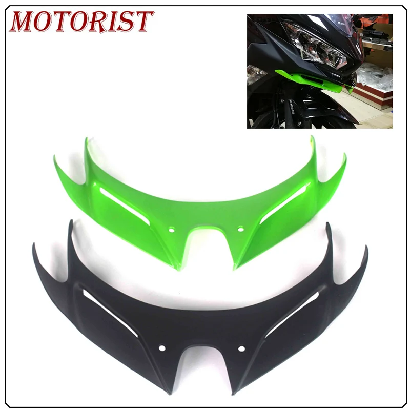 Передняя обтекатель для мотоцикла KAWASAKI Ninja 250 400 2018 2019 аэродинамические крылья из