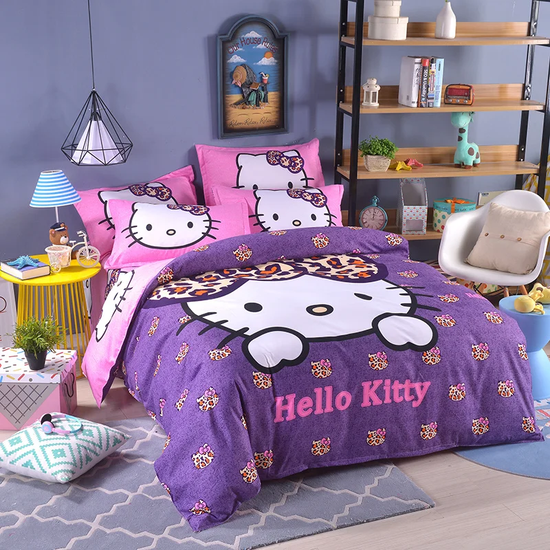 

UNIKIDS Cute cartoon duvet cover set bedding set for Kids boy or girls Twin size
