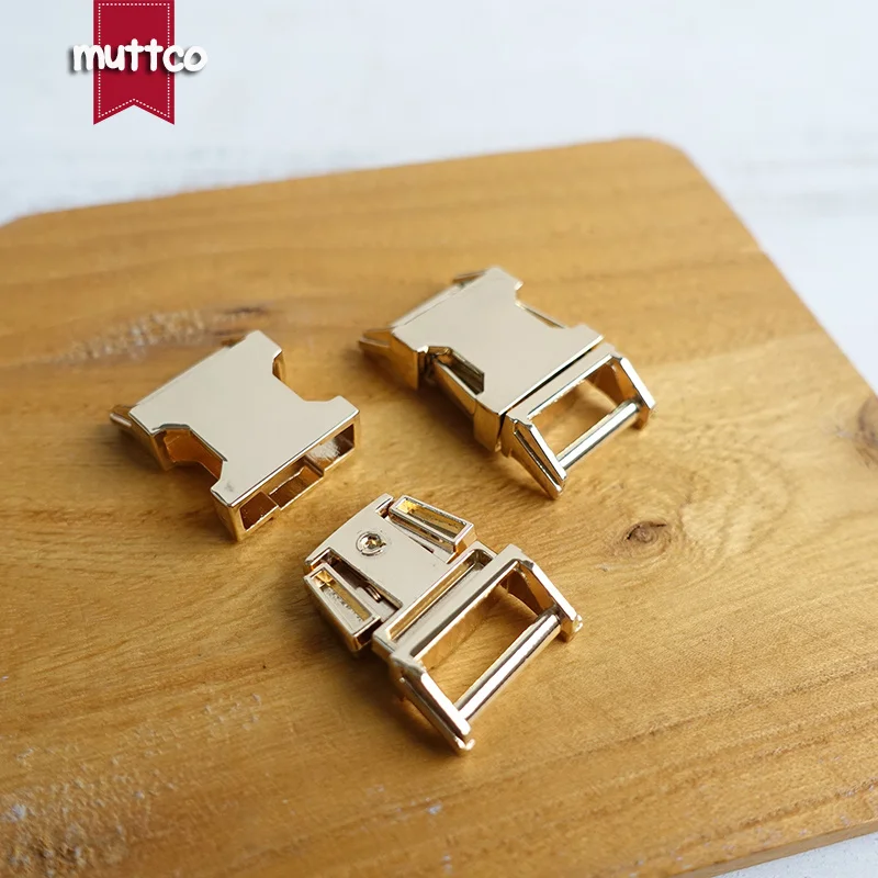 100 шт./лот DIY собачий ошейник безопасности Быстрый маркетинг релиз пряжки Золотой