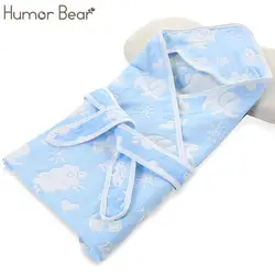 Humor Bear/Размеры 90*90 спальный мешок для малышей зимний конверт для новорожденных сна Термальность Sack хлопка детский спальный мешок