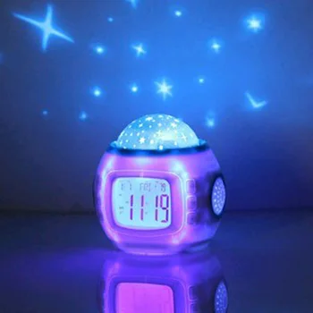 

Projection Clock Music Star Electronic Alarm Clocks Creative Nightlight Child Alarm Clock Student Personality Small Alarm Clocks