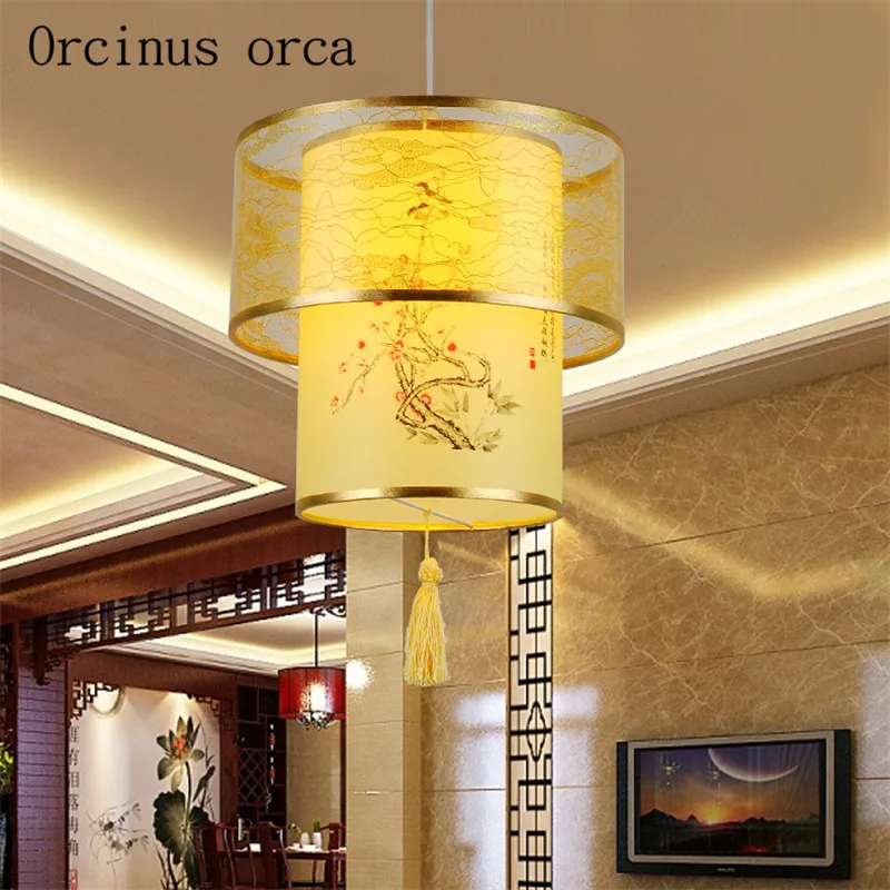 Chinese classical sheepskin small pendant antique decorative lantern lantern restaurant corridor tea lights