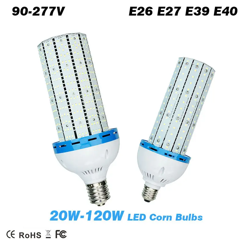 20 Вт 30 40 60 80 100 120 SMD2835 светодиодный Светодиодная лампа-кукуруза с вход высокий